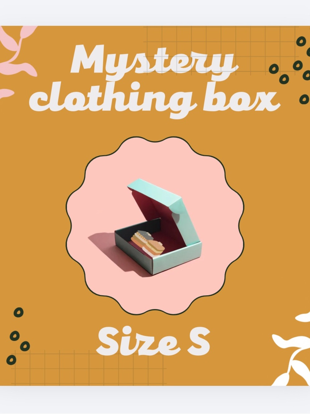 Mystery Women clothing Box size small